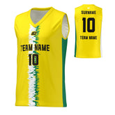 Basketball Jersey Static - Yellow